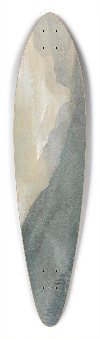 John Ruskin - Champagnole 39.3 inch art pintail longboard deck