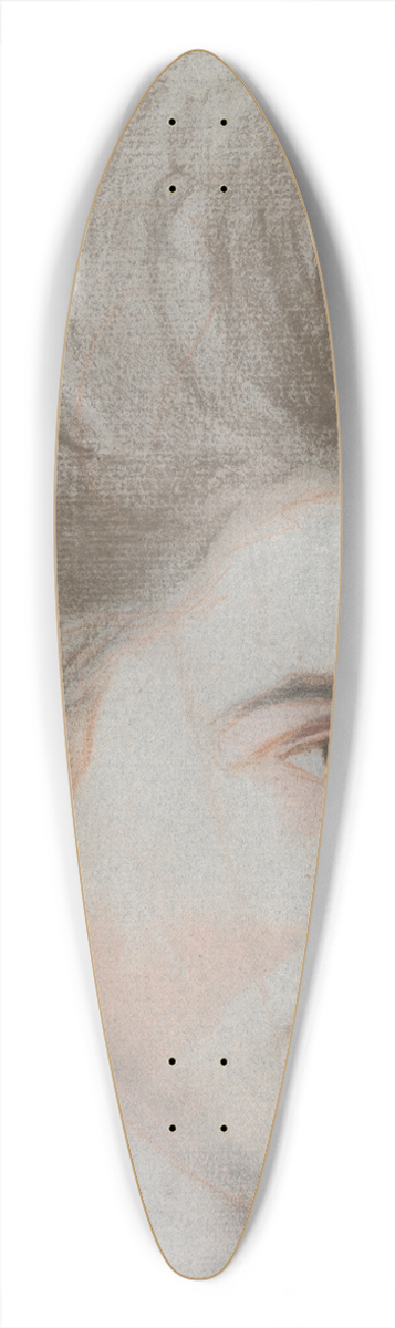 John Russell - Head of a Lady 39.3 inch art pintail longboard deck