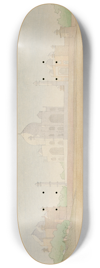 Charles William Bartlett - Taj Mahal 8.25 inch art skate deck