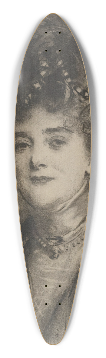John Singer Sargent - Portrait Of Eugenia Errzuriz 39.3 inch art pintail longboard deck