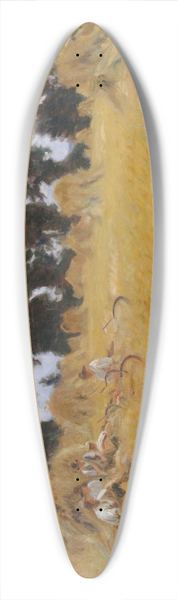 John Singer Sargent - Reapers Resting in a Wheat Field 39.3 inch art pintail longboard deck
