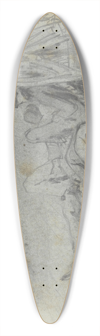 John Singer Sargent - Sailors on Deck of Ship 39.3 inch art pintail longboard deck