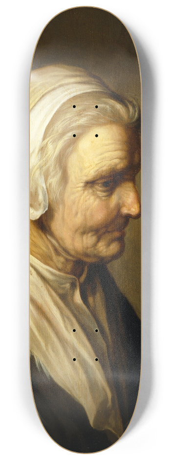 Abraham Bloemaert - Old Woman 8.25 inch art skate deck
