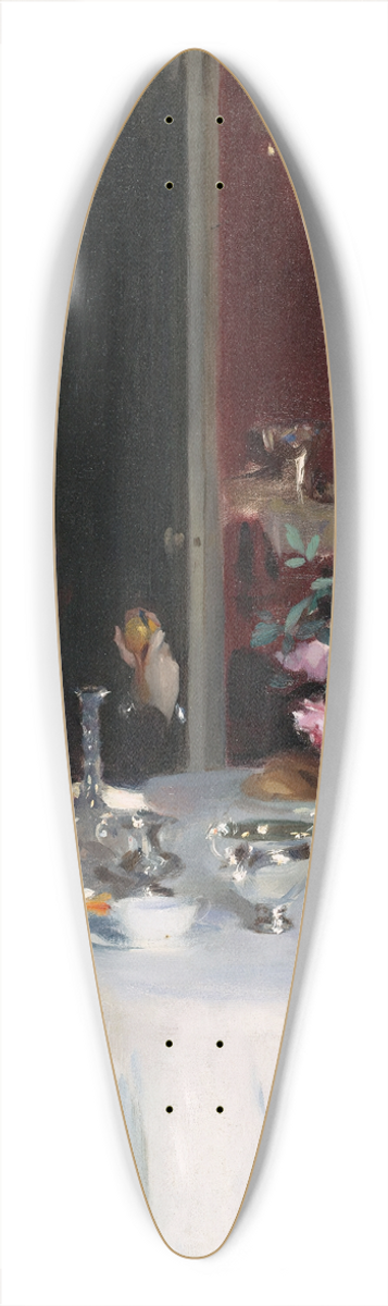 John Singer Sargent - The Breakfast Table 39.3 inch art pintail longboard deck