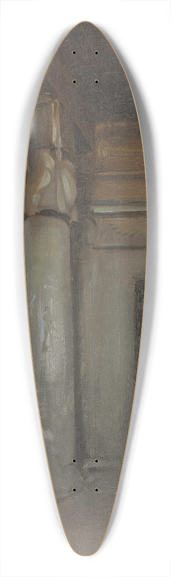 John Singer Sargent - The Temple Of Denderah 39.3 inch art pintail longboard deck