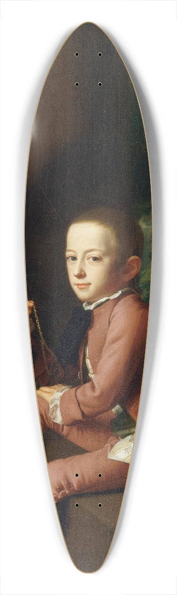 John Singleton Copley - Daniel Crommelin Verplanck 39.3 inch art pintail longboard deck