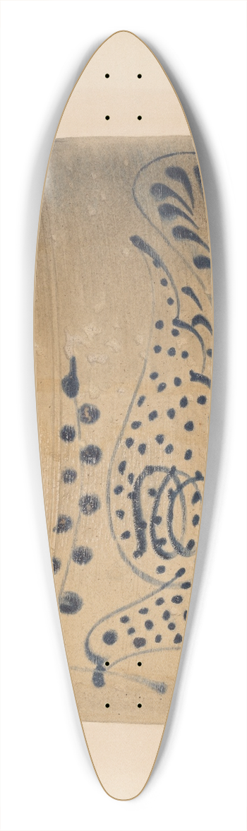 John Tarantino - Crock 39.3 inch art pintail longboard deck