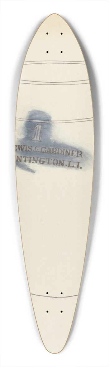 John Tarantino - Crock 39.3 inch art pintail longboard deck