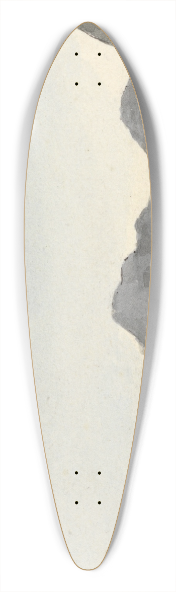 John Thomas Serres - The Start, West North West 39.3 inch art pintail longboard deck