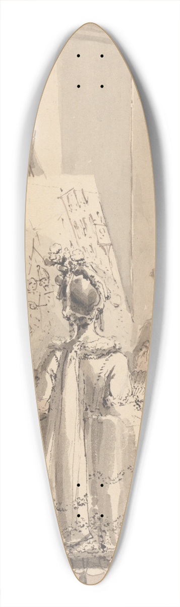 John Thomas Smith - The Reconcilation 39.3 inch art pintail longboard deck
