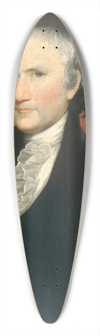John Vanderlyn - Egbert Benson 39.3 inch art pintail longboard deck