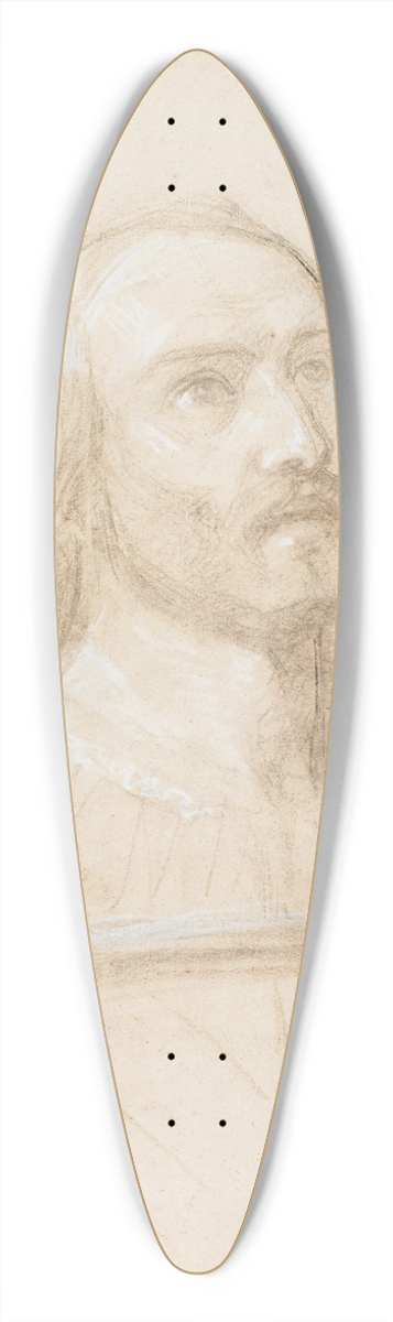 John Vanderlyn - Study for Landing of Columbus 39.3 inch art pintail longboard deck
