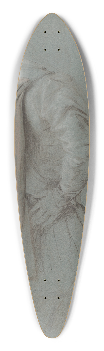 John Vanderlyn - The Cape of Pinzon 39.3 inch art pintail longboard deck