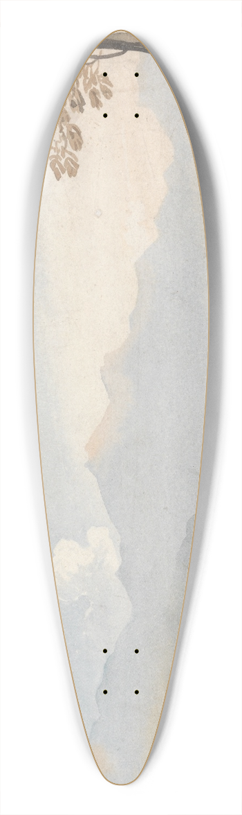 John Varley - A Welsh Landscape a Lay-in 39.3 inch art pintail longboard deck