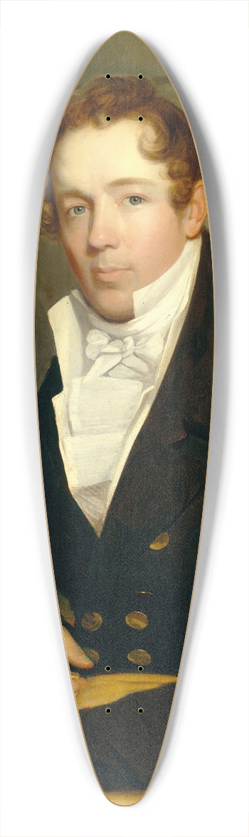 John Wesley Jarvis - Jacob Houseman 39.3 inch art pintail longboard deck