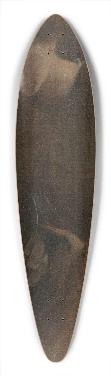 John White Alexander - A Toiler 39.3 inch art pintail longboard deck