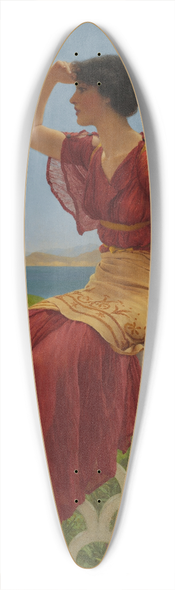 John William Godward - The Signal 39.3 inch art pintail longboard deck