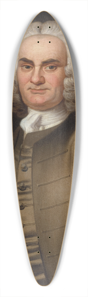 John Wollaston - Joseph Reade 39.3 inch art pintail longboard deck