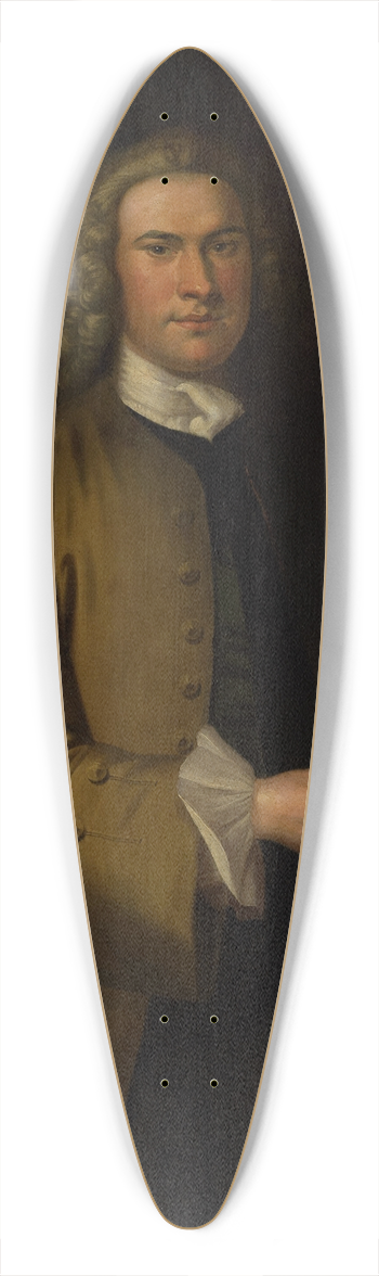 John Wollaston - William Peartree Smith 39.3 inch art pintail longboard deck