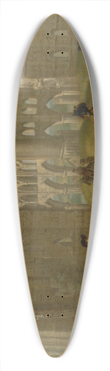 John Wootton - Rievaulx Abbey 39.3 inch art pintail longboard deck