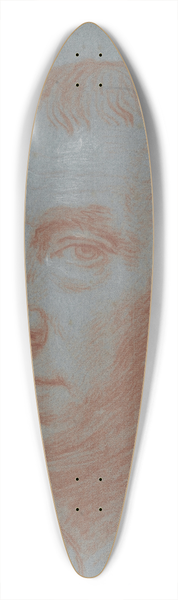 Jonathan Richardson the Elder - Self-Portrait 39.3 inch art pintail longboard deck