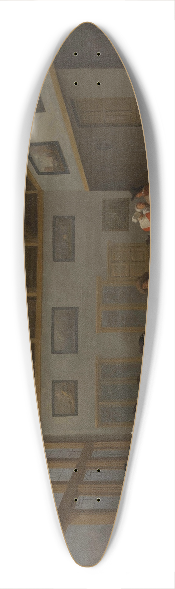 Joost Cornelisz Droochsloot - Armenkamer in Utrecht 39.3 inch art pintail longboard deck
