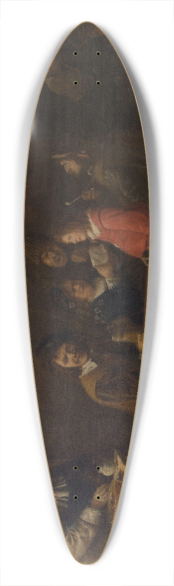 Joos van Craesbeeck - Five Senses 39.3 inch art pintail longboard deck