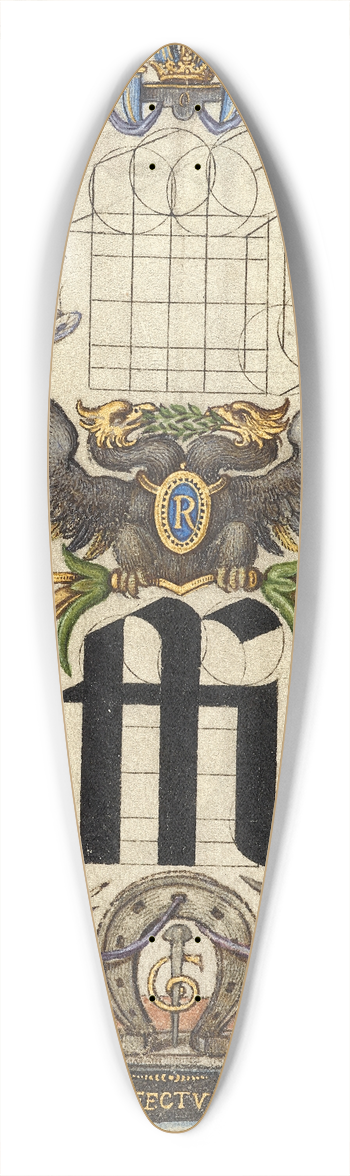 Joris Hoefnagel - Guide for Constructing the Ligature ffi 39.3 inch art pintail longboard deck