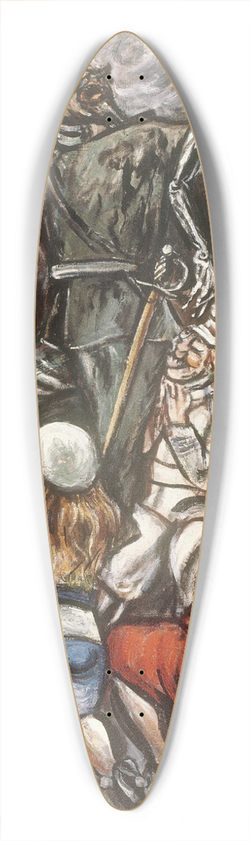 Jos Clemente Orozco - The Demagogue 39.3 inch art pintail longboard deck