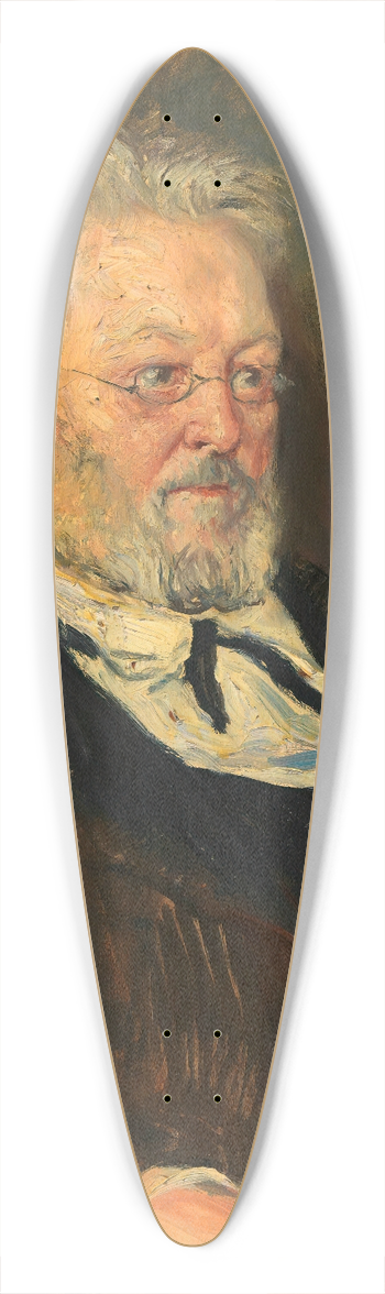 Josef Engelhart - Ludwig Speidel Schriftsteller 39.3 inch art pintail longboard deck