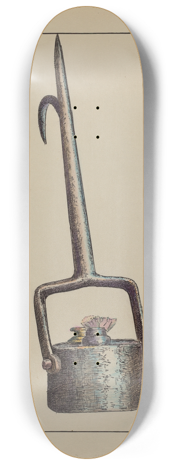 Charlotte Winter - Lamp 8.25 inch art skate deck