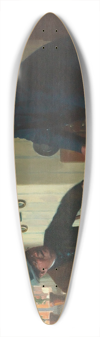 Josef Kinzel - Wichtige Besprechung 39.3 inch art pintail longboard deck