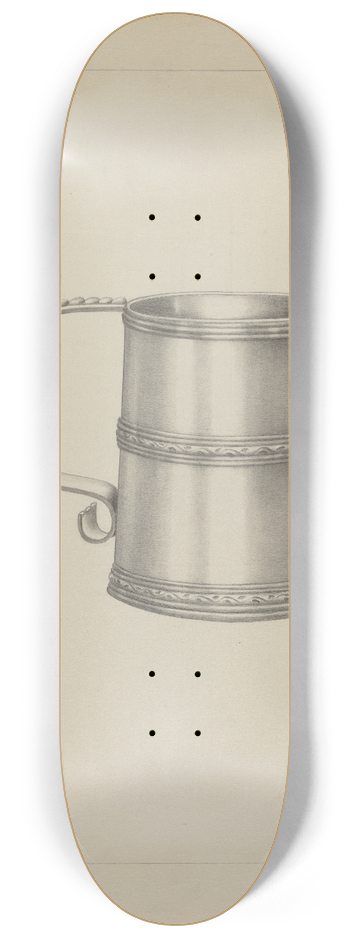 Charlotte Winter - Silver Mug 8.25 inch art skate deck