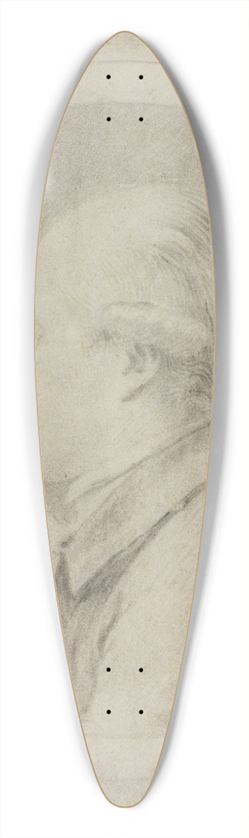 Josef Melling - Herrenbildnis, rund 39.3 inch art pintail longboard deck