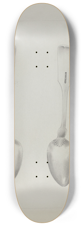 Charlotte Winter - Silver Spoon 8.25 inch art skate deck