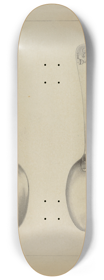 Charlotte Winter - Silver Spoon 8.25 inch art skate deck