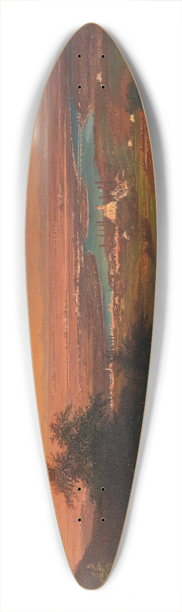 Josef Schwemminger - Blick ber Nussdorf 39.3 inch art pintail longboard deck