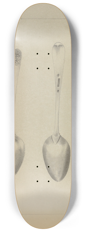 Charlotte Winter - Silver Spoon 8.25 inch art skate deck