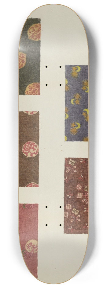 Charlotte Winter - Textile Swatches 8.25 inch art skate deck