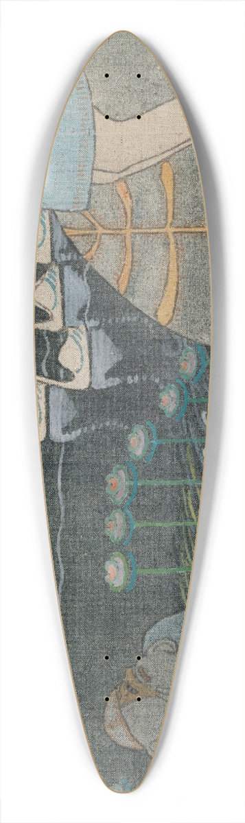 Joseph Alanen - Lemminkinen and the Cowherd 39.3 inch art pintail longboard deck