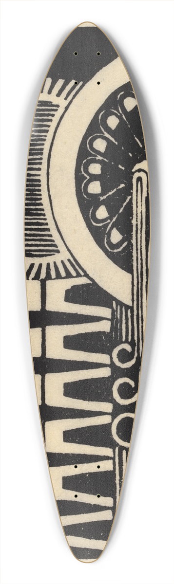 Joseph Alanen - The Creation of the Sampo 39.3 inch art pintail longboard deck