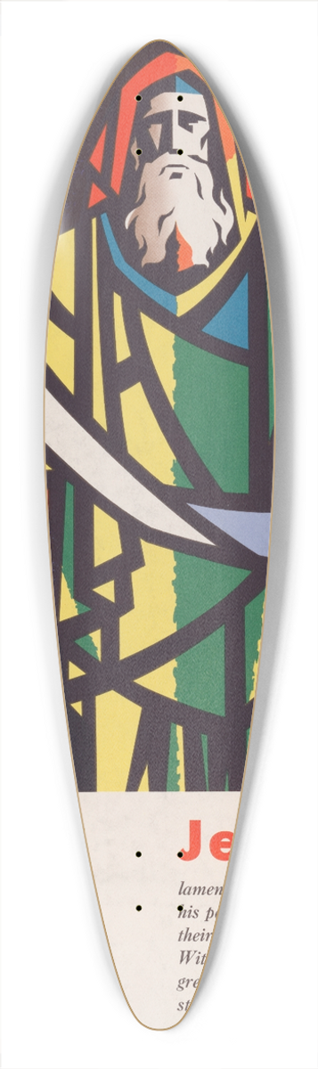 Joseph Binder - Jeremiah 39.3 inch art pintail longboard deck
