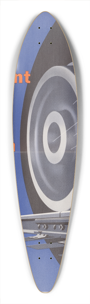 Joseph Binder - The most important wheels in America. 39.3 inch art pintail longboard deck