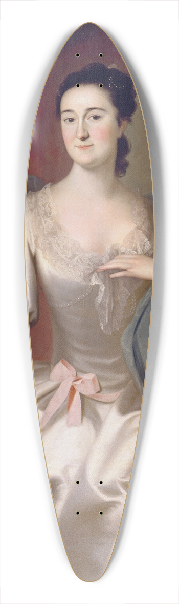 Joseph Blackburn - Mrs. James Pitts 39.3 inch art pintail longboard deck