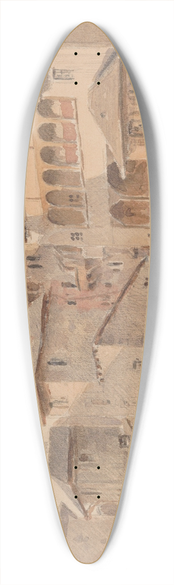 Joseph Borio - Palace 39.3 inch art pintail longboard deck