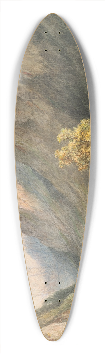 Joseph Brunner - Jagdhaus in Brunn 39.3 inch art pintail longboard deck