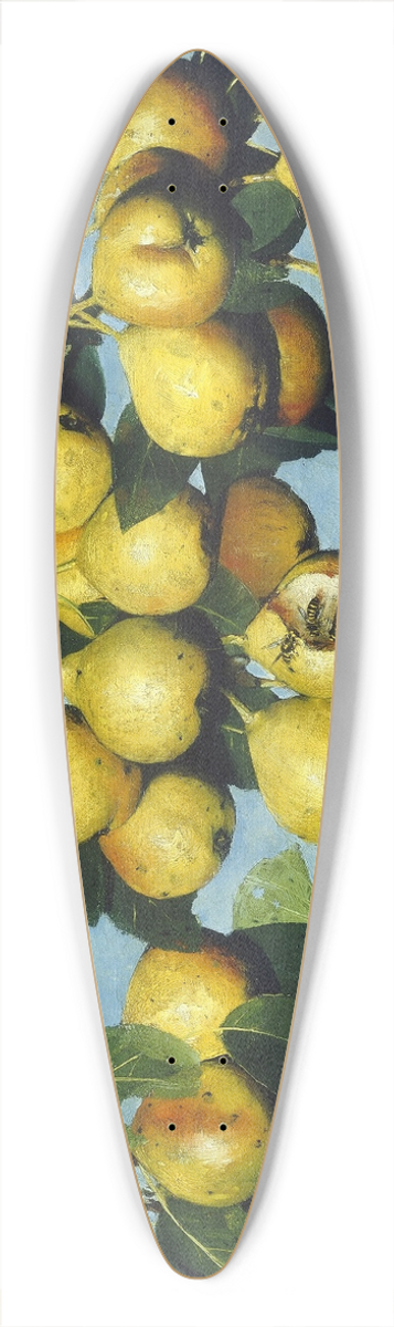 Joseph Decker - Ripening Pears 39.3 inch art pintail longboard deck