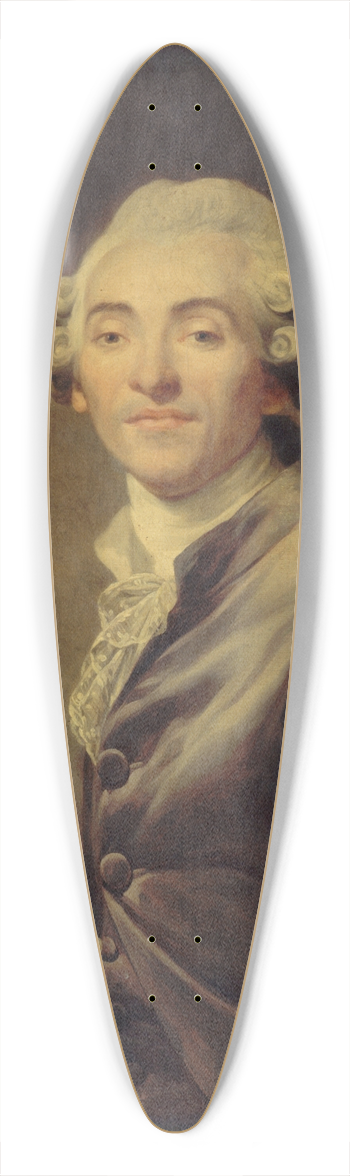 Joseph Ducreux - Portrait de Bernard-Germain de Lacpde (1756-1825), naturaliste et homme politique 39.3 inch art pintail longboard deck