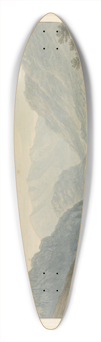 Joseph Farington - No. View on the Road from Ambleside to Keswick from 6 mile Stone 39.3 inch art pintail longboard deck