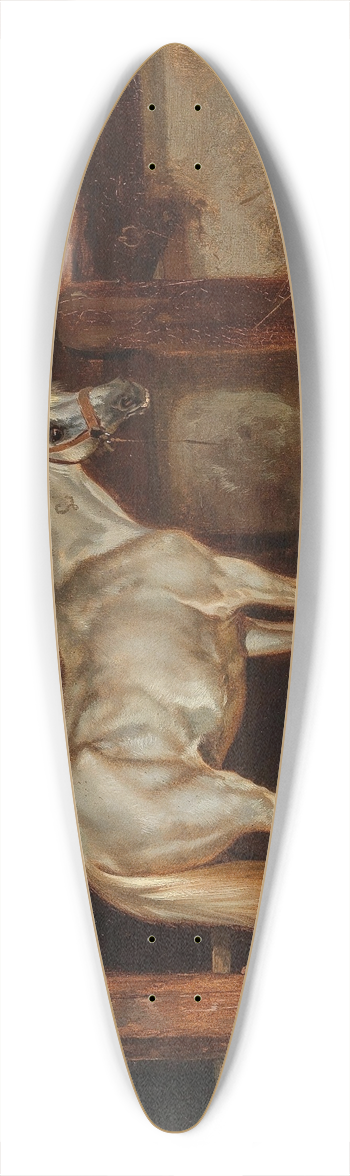 Joseph Heicke - Schimmel im Stall 39.3 inch art pintail longboard deck